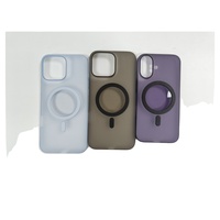 Coque de protection magnétique en TPU+PC électroplaqué pour caméra sportive avec sangle de téléphone pour iPhone 11-15 Pro Max et 16 Plus (vente en gros)