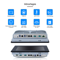 PC industriel étanche IP65 à écran tactile 17 pouces Intel J6412 sans ventilateur, très demandé