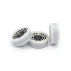 Rouleaux en plastique plats revêtus de caoutchouc, roulements à billes à gorge profonde 6900ZZ résistants à l'usure, 10*26*10mm, directement de l'usine - Product Image 5