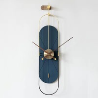 91X20CM haute qualité lumière luxe horloges murales mode moderne décor à la maison porche silencieux horloge murale