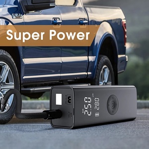 Compressor de Ar Elétrico para Carro, Bomba Infladora de Pneus com Lâmpada LED, Bomba Inflável Portátil para Pneus de Moto e Bicicleta - Product Image 2