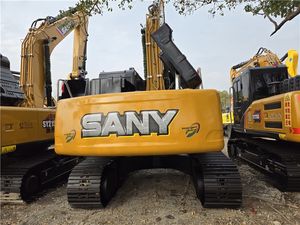 เครื่องขุดไฮดรอลิก Sany SY215C ชั่วโมงการทำงานต่ำเครื่องจักรก่อสร้างที่มีเครื่องยนต์หลัก - Product Image 4
