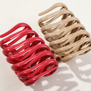 Pinzas de pelo de silicona suave y brillante, pinzas de pelo deformables de <span class=keywords><strong>Color</strong></span> personalizables para mujeres, pinzas de pelo respetuosas con el medio ambiente de gama alta - Product Image 4