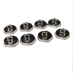 Bán Buôn Giá Thép Không Gỉ Dây Kim Loại Chân Trở Lại Nút Trống Vỏ Có Thể Giặt Vải Bao Phủ Nút Cho Quần Áo May Mặc - Product Image 2