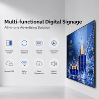 HAUMR 32" 49" 55" Duvara Monte Edilen Dijital Tabela Reklam Ekranı İç Mekan LCD Poster Ekranı Ticari Reklam Tanıtımı için