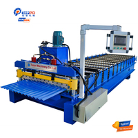 Máquina Formadora de Rollos de Techo Metálico Corrugado para Construcción de Almacenes con Bobinas PPGI de Alto Rendimiento y Ahorro de Energía, la Más Vendida en África