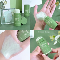 Masques faciaux en argile naturelle bio, sur mesure, en gros, d'usine d'origine OEM ODM, soins de la peau, masque en bâton de thé vert matcha