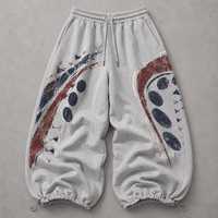 Celana Sweatpants Pria Model Baggy Kasual, Celana Training Kaki Lebar Ukuran Besar, Streetwear Desainer, Celana Jogging Baggy Pria
