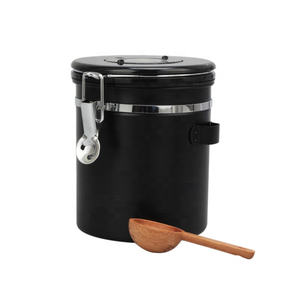 Recipiente para Despensa con Cuchara de Madera y Marcador de Fecha, Bote Hermético para Café Espresso - Product Image 1