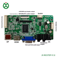 Carte de commande de moniteur d'écran EDP & LVDS entrée VGA DP HD prend en charge la résolution maximale de 2560*1440 DC12-24V écran long de 10.1 ~ 55 pouces