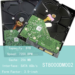 Hard Disk Drive (HDD) Internal SATA 3.5" Kapasitas Tinggi 8TB ST8000DM002 7200RPM 256MB Cache untuk Penyimpanan Data PC Desktop, NAS, dan Server - Product Image 2
