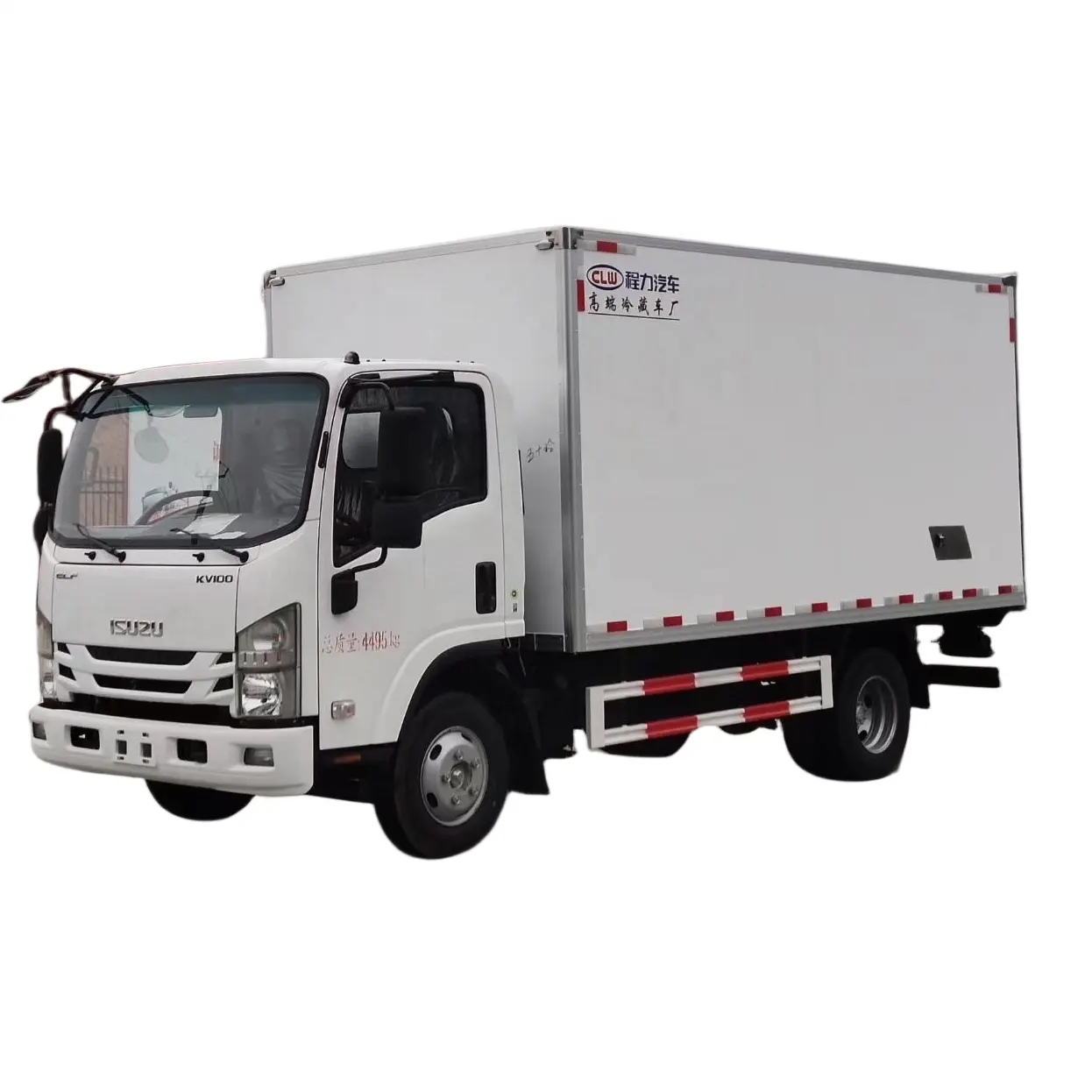 1suzu 4x2 strada termo re cubo alto lato aperto carico secco frigorifero isotermico camion furgone per frutta e verdura