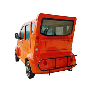 Voiture de patrouille électrique à quatre roues HKBG de couleur orange, conduite à droite - Product Image 3