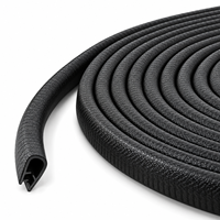 Bande de protection en caoutchouc EPDM pour bordure, profil en U de 1/16 à 1/8 po, joint d'étanchéité à clipser pour portière de voiture et tôle