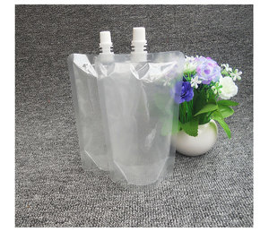 Rõ ràng đứng lên bao bì gói Spout cho nước ép trái cây 300ml 500ml túi chất lỏng - Product Image 6