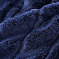Couverture en fausse fourrure de lapin, couvertures pour canapé et lit, couverture luxueuse en peluche douce et moelleuse, 50x60 pouces, super douce, chaude et légère