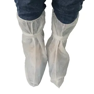 Eco-friendly Disposable Anti static Non Woven Disposable Waterproof SMS microporous Boot Cover shoes covers