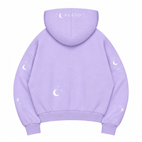 Ensemble de survêtements surdimensionnés personnalisés en tissu Air Layer avec broderie et épaules tombantes pour femme