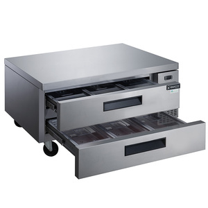 Base de <span class=keywords><strong>Réfrigérateur</strong></span> pour Chef avec Tiroirs Commerciaux - 36/48/52/60/72 Pouces en Acier Inoxydable - Table de Travail Réfrigérée pour Cuisine - Équipement de Cuisine - Product Image 6