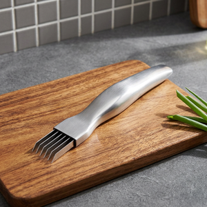 Cortador de Cebolla de Acero Inoxidable 304 con 6 Cuchillas, Rebanador Manual de Cebolla y Triturador de Vegetales para Cocina Comercial y Restaurante - Product Image 4