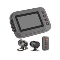 2022 Kunden spezifischer Doppel prozessor 1080P IP69K GPS WIFI Dash Cam Recorder Motorrad kamera DVR