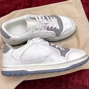 Chaussures décontractées en cuir véritable authentique à lacets avec logo personnalisé 2025, baskets de luxe de marque GU, haute qualité, antidérapantes, toutes saisons - Product Image 3