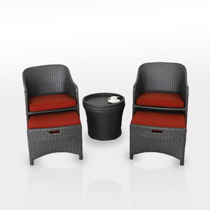 <span class=keywords><strong>Fauteuil</strong></span> en <span class=keywords><strong>rotin</strong></span> résine robuste 5 pièces, <span class=keywords><strong>petit</strong></span> espace, mobilier d'extérieur, patio, <span class=keywords><strong>fauteuil</strong></span> d'appoint en <span class=keywords><strong>rotin</strong></span> PE avec repose-pieds pour véranda - noir - Product Image 3