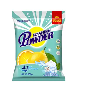 High Quality Disposable Laundry Soap Powder for Apparel Own Brand Logo Detergent Washing Powder Cheap Price Stocked