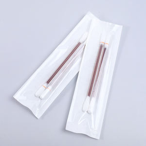 Stik plastik isopropil isi alkohol iodor telinga bersih sekali pakai kapas medis swabstick Bud kemasan tunggal KANMINE CE - Product Image 1