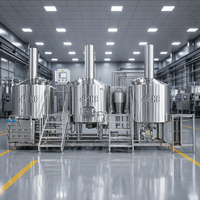 Équipement de brassage de bière 1000L, système de brasserie professionnel 10HL, ligne de fabrication de bière artisanale