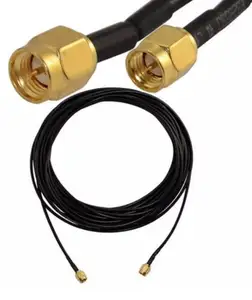 SMA mâle à SMA mâle connecteur Coaxial Pigtail RG174 RG316 câble d'extension d'antenne