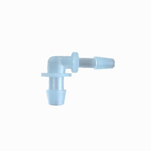 Codo de plástico en forma de L de 3,9 mm, accesorio transparente para mangueras de acuarios - Product Image 1