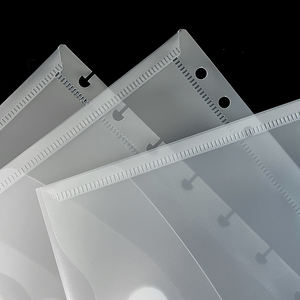 Archivalpro A5 7 anillo 3 unids/pack transparente agua a prueba de polvo documentos papelería accesorios Oficina escuela planificador bolsa de almacenamiento - Product Image 5