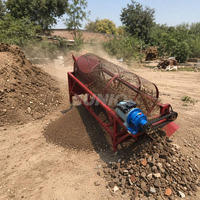 Trommel motorisé à rotation stable pour tamiser sable, terre, compost, céréales, sciure et agrégats