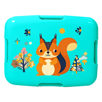 New Link PP Cartoon Boîte à lunch pour enfants au micro-ondes et au lave-vaisselle avec 5 compartiments
