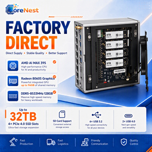 คอมพิวเตอร์ขนาดเล็ก Corenest Ai 395 สำหรับงานเวิร์กสเตชัน พร้อมกราฟิกการ์ด Radeon 8060s แรม 128GB พื้นที่จัดเก็บ 32TB รองรับการแสดงผล 8K รุ่น Xc-aimax395mini ประสิทธิภาพสูงด้วย AI - Product Image 1