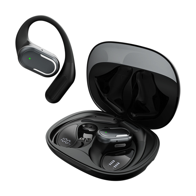 T5 OWS 3D Surround Stereo TWS Earbuds 500mAh Charging Box Digital Display Wireless Mobile Phone Game Headphones Ear Hook