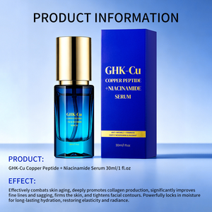 Suero Facial Reafirmante con Péptidos de Cobre GHK de la <span class=keywords><strong>Mejor</strong></span> <span class=keywords><strong>Calidad</strong></span>, Antienvejecimiento, Reparador y Renovador de la Piel, Esencia Facial con Péptidos GHK-Cu - Product Image 6