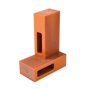 Red CNC Machined Plastic Parts Set Rapid Prototyping Components - Product Image 3