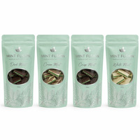 Sachets Mylar Premium de Qualité Alimentaire à Fermeture Zip Refermable avec Fenêtre pour Chocolats et Bonbons Gélifiés