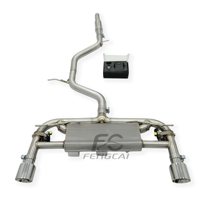 Échappement Valvetronic Catback SS304 pour Volkswagen Golf MK8 GTi 2.0T, tuyaux d'échappement, silencieux avec contrôleur, amélioration acoustique - Product Image 6