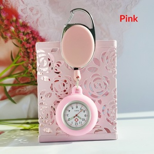 Porte-clés en quartz motif dessin animé avec clip dorsal, montre extensible <span class=keywords><strong>pour</strong></span> infirmière, médecin, étudiant, montre de poche extensible, 25 exemplaires, livraison gratuite - Product Image 3