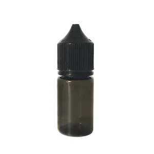 plastic oil 60ml 15ml 30ml 10ml empty 50ml v2 pet plastic short body black dropper 120ml V3 bottles