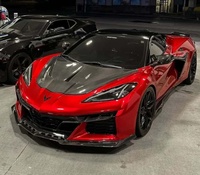 Nouveau capot avant en fibre de carbone de style ST avec boulons pour Chevrolet Corvette C8 Z07/Z06 (2019-2024)