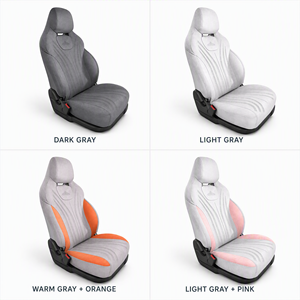 Set Completo di Coprisedili in <span class=keywords><strong>Tessuto</strong></span> Scamosciato Moderno per Tutte le Stagioni BYD Yuan up 2025 per Sedili Anteriori e Posteriori - Product Image 2