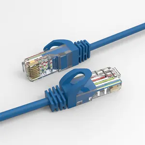 RJ45以太网局域网电缆5e通道FTP 4对27AWG跳线5电缆安卓电视盒电脑互联网调制解调器电缆