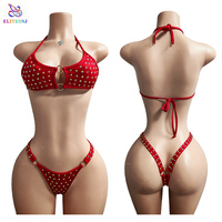 ELITES Vente en gros de vêtements de danse exotiques personnalisés, tenues de danse avec diamants, tenues de strip-teaseuse
