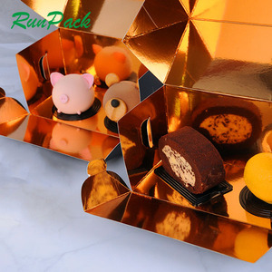 Caja de pastelería de cartón rígido de lujo personalizada, tapa de impresión en relieve y Base <span class=keywords><strong>para</strong></span> embalaje de sushi de chocolate con material de papel - Product Image 5