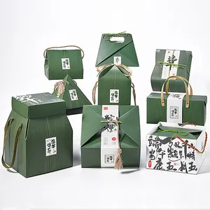 Irregular pyramid shaped <b>paper</b> <b>box</b> for rope hoop gift packaging, customizable according to needs - Product Image 1