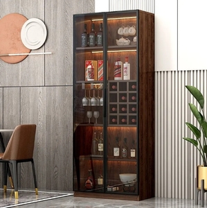 Armoire à <span class=keywords><strong>vin</strong></span>, vitrine en verre, armoire murale de <span class=keywords><strong>rangement</strong></span> moderne et simple pour le salon - Product Image 2